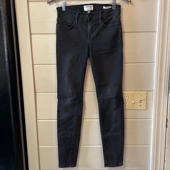 FRAME Denim Le Skinny de Jeanne Washed Jeans Size 26. - Picture 2 of 12